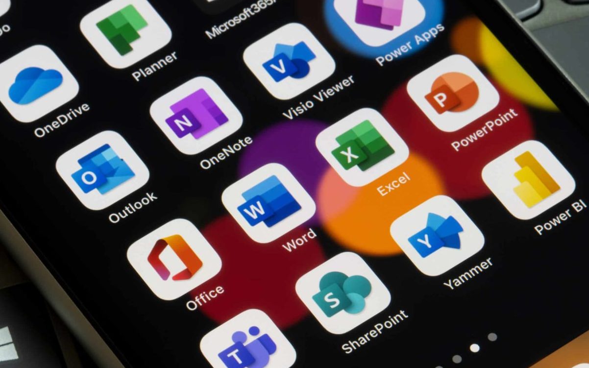Microsoft Office Suite Apps auf dem Smartphone