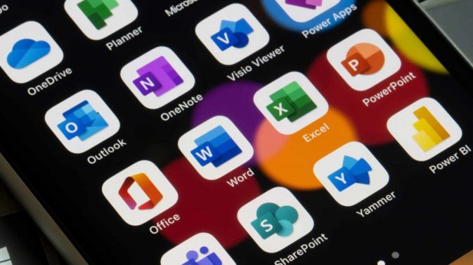 Microsoft Office Suite Apps auf dem Smartphone